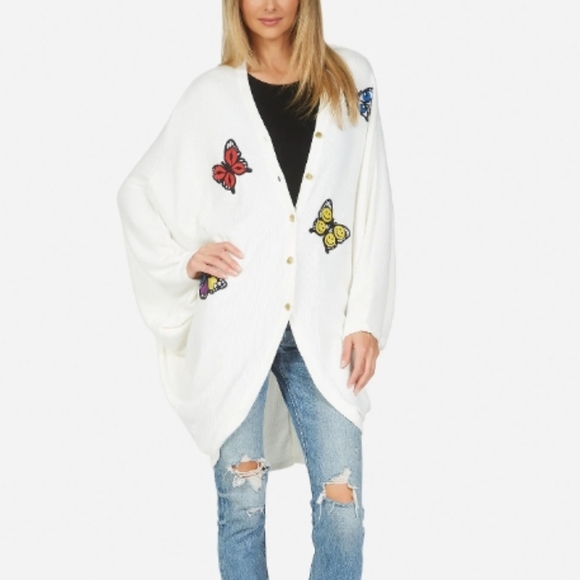 Lauren Moshi Sweaters - LAUREN MOSHI Butterfly Cardigan
